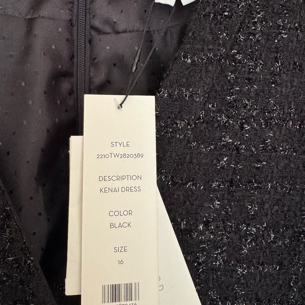 NWT Veronica Beard Kenai Glittery Dress - Picture 5 of 8